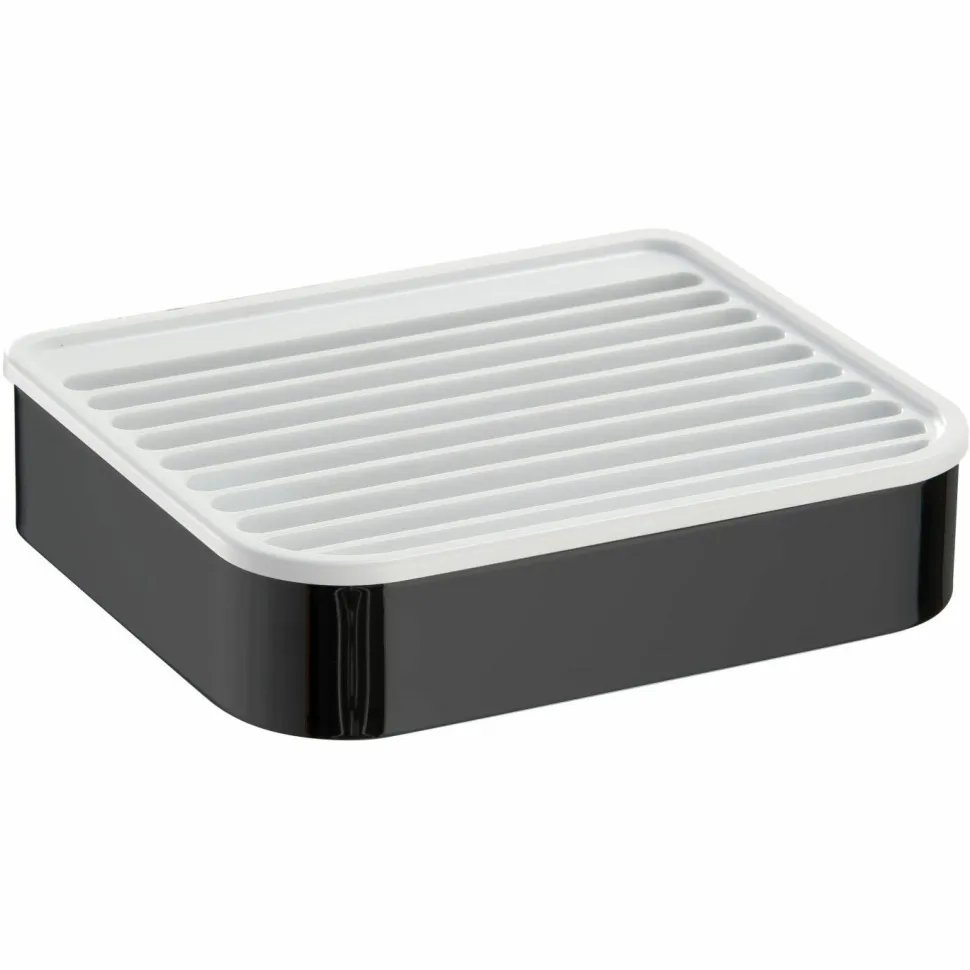 Jabonera Pared – Negro Mate Modelo Combis – 6523081 – Manillons Torrent