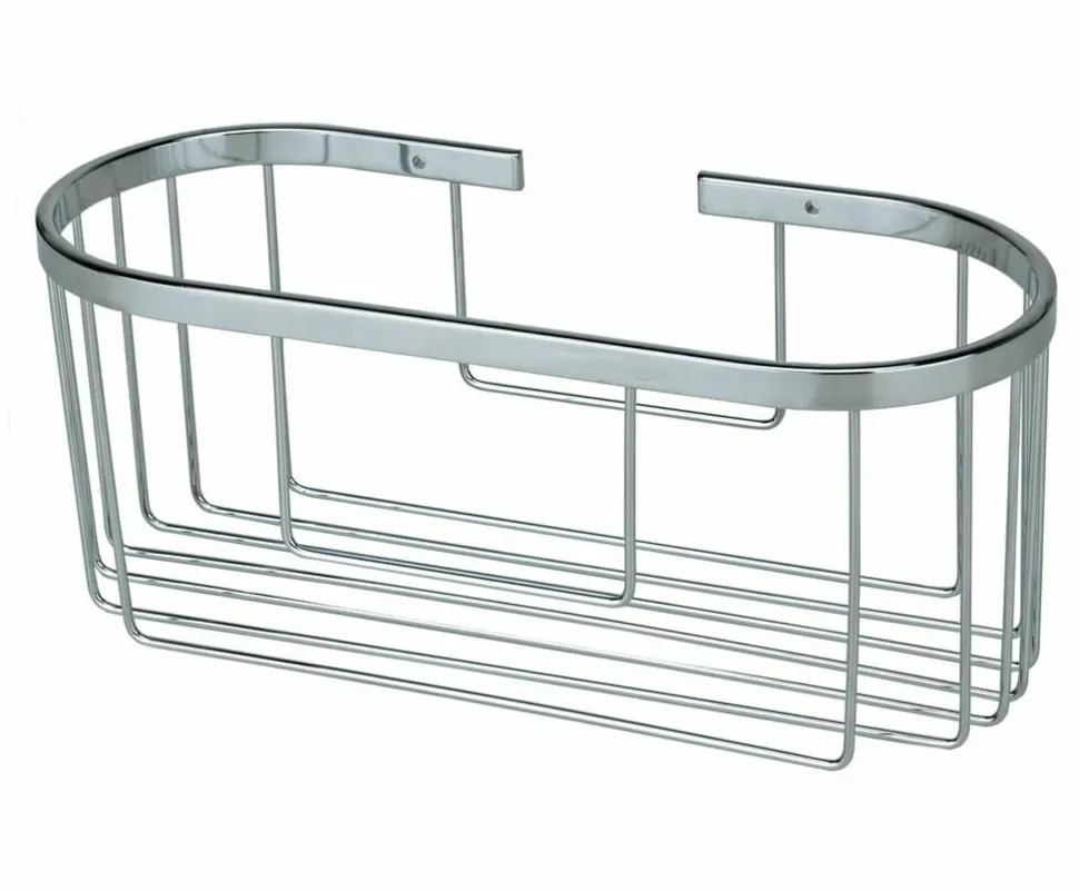 Jabonera Rejilla Baño Ovalada O05 AISI 304 Cromo – 30001O050120 – AQG