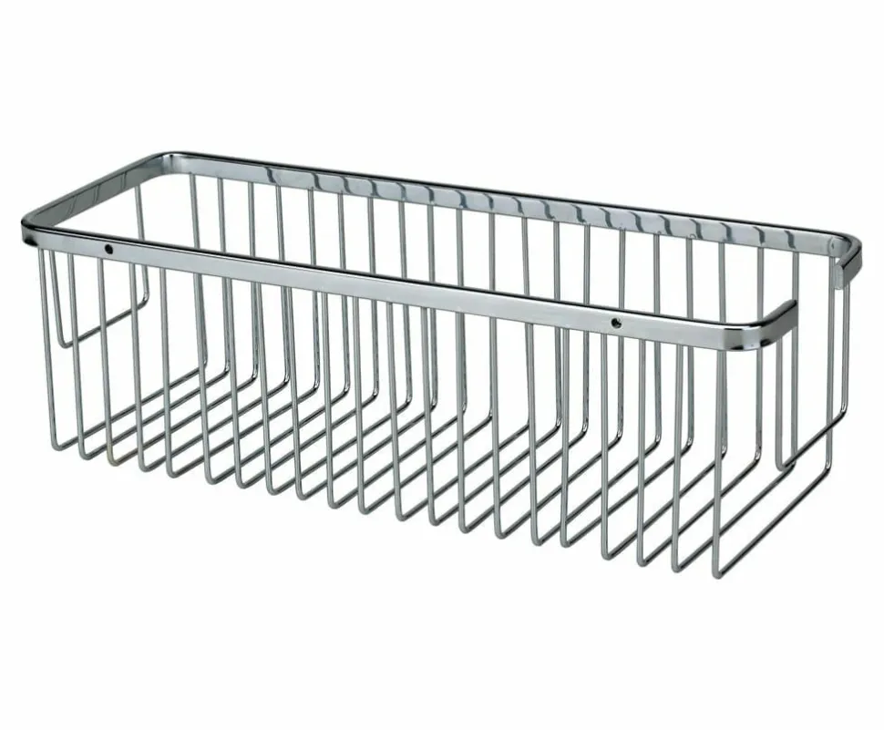 Jabonera Rejilla Baño Rectangular R03 40 Cm AISI 304 Cromo – 30001R030120 – AQG