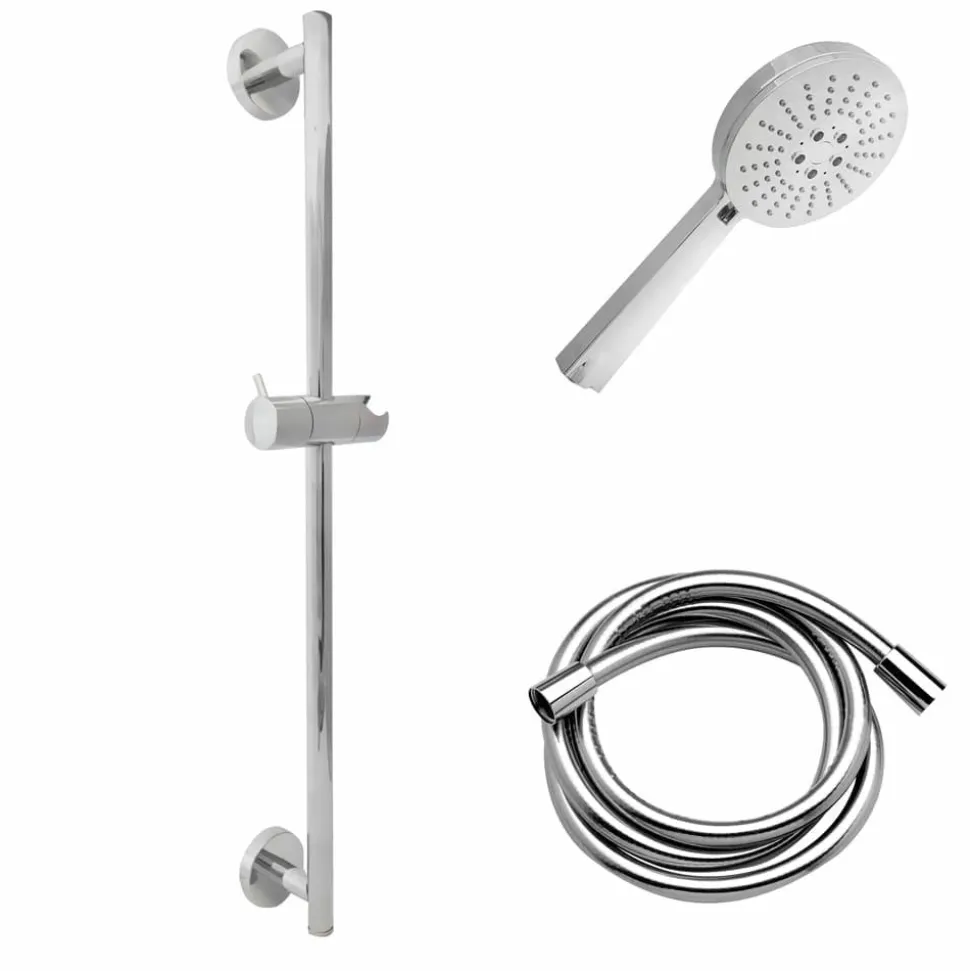 Kit Ducha Nine Con Accesorios Nine Cromo – 478800 – Galindo