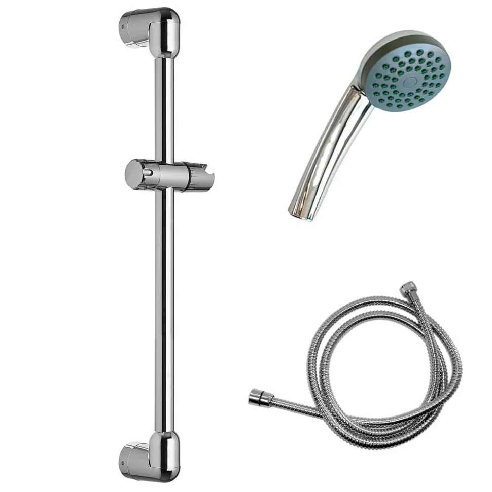 Kit Ducha Tekno Con Accesorios Albos Cromo – 377600 – Galindo