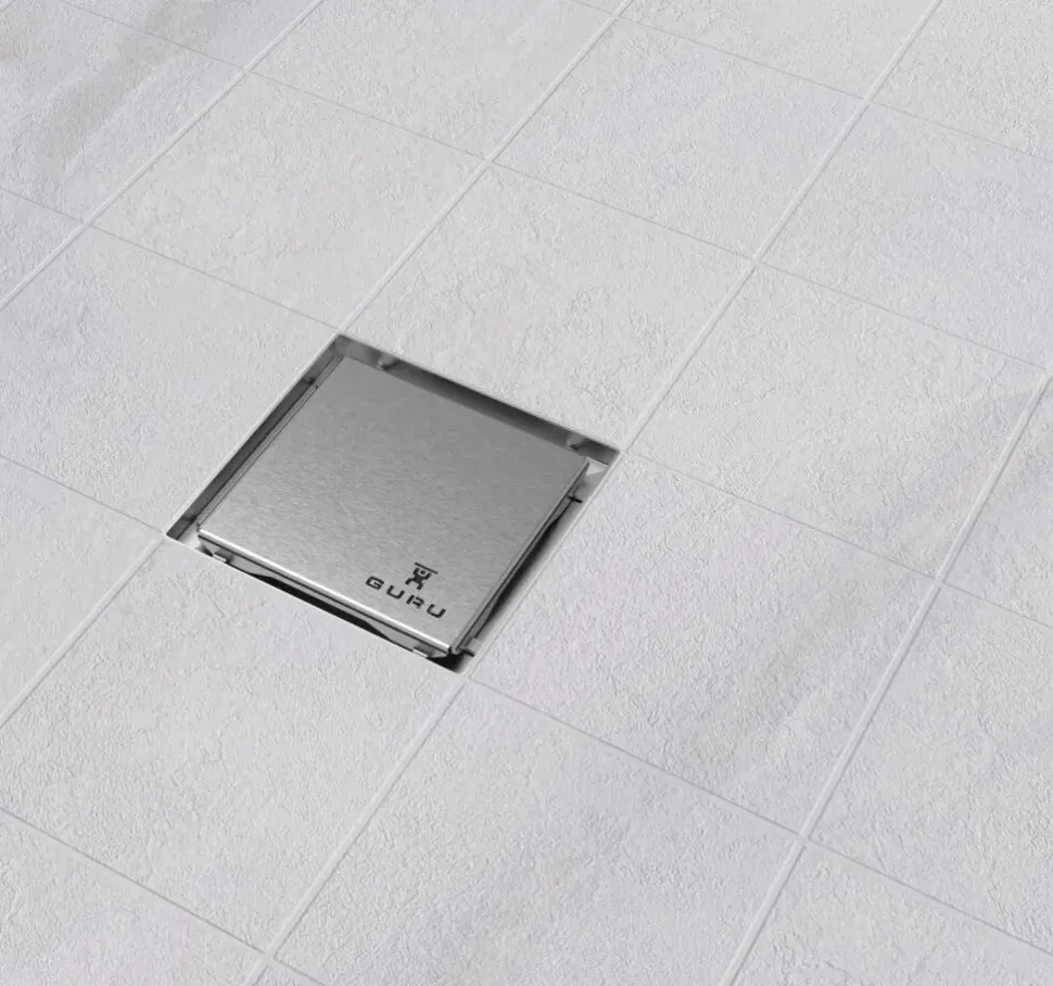 Kit Para Plato De Obra Con Sumidero Ruber Reducido Con Sifón De 30 Mm Y Rejilla EVOLUX LISA 11,6X11,6 Reducido – EVOLUX -IE41008R – Estil Gurú