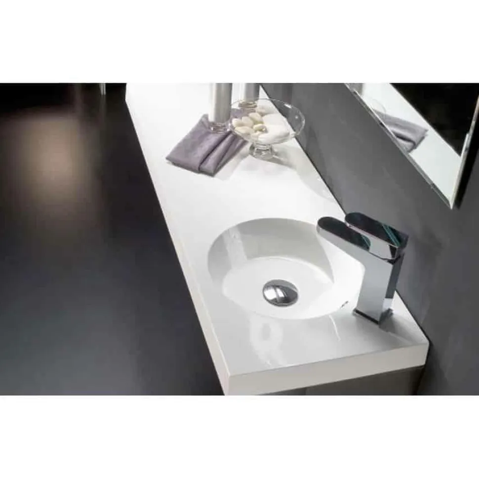 Lavabo De Porcelana Sobremueble / Encastre – Oasis – Bathco