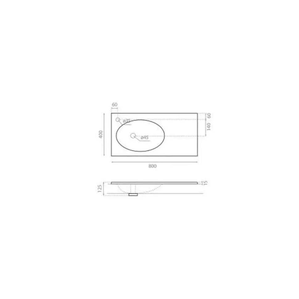 Lavabo De Porcelana Sobremueble / Suspendido 00538 – Verona – Bathco
