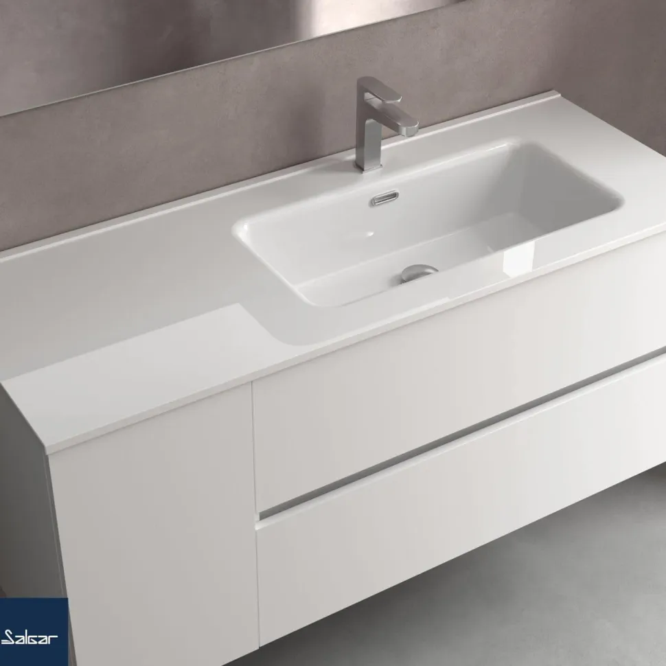 Lavabo De Porcelana Un Seno Desplazado A La Derecha – Constanza – Salgar