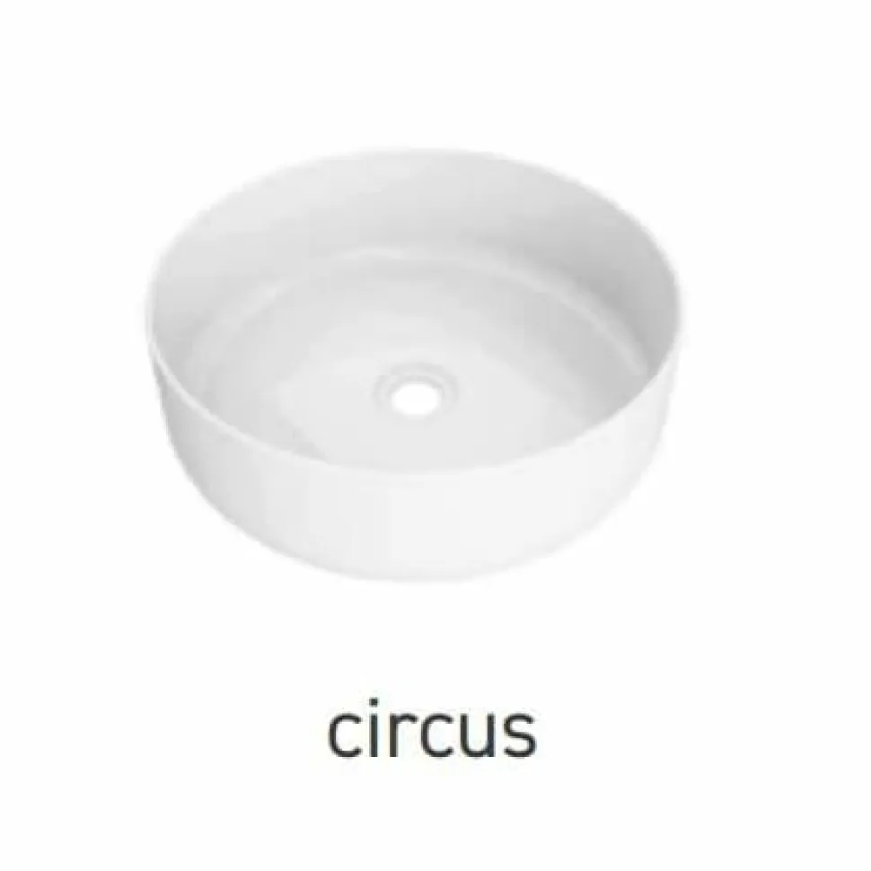 Lavabo De Resina Sobre Encimera Microtec 37x37x12 Cm – Circus – Aquore