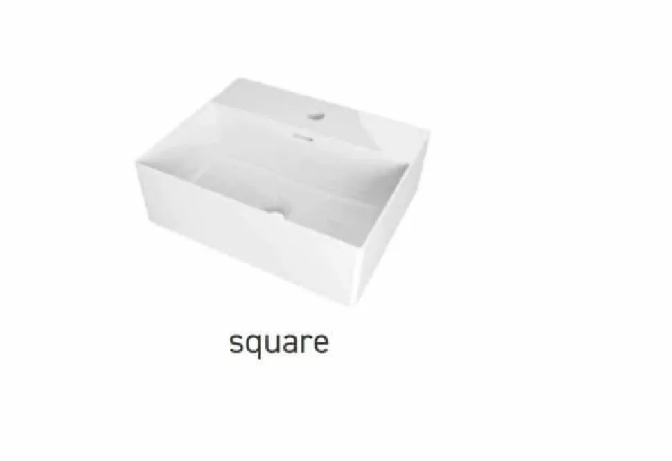 Lavabo De Resina Sobre Mueble Microtec 45x36x15 Cm – Square – Aquore
