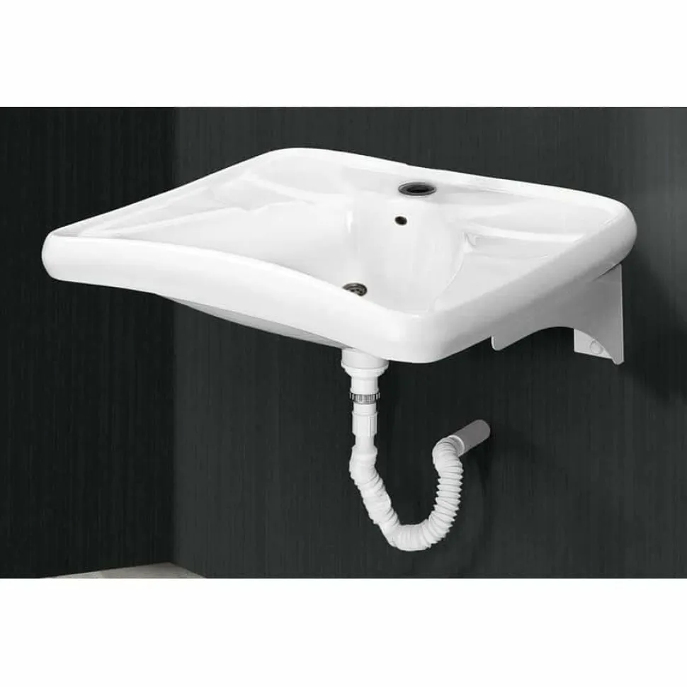 Lavabo En Porcelana Con Frente Cóncavo Sin Grifo – Prestosan 860 – Presto Equip – 80600
