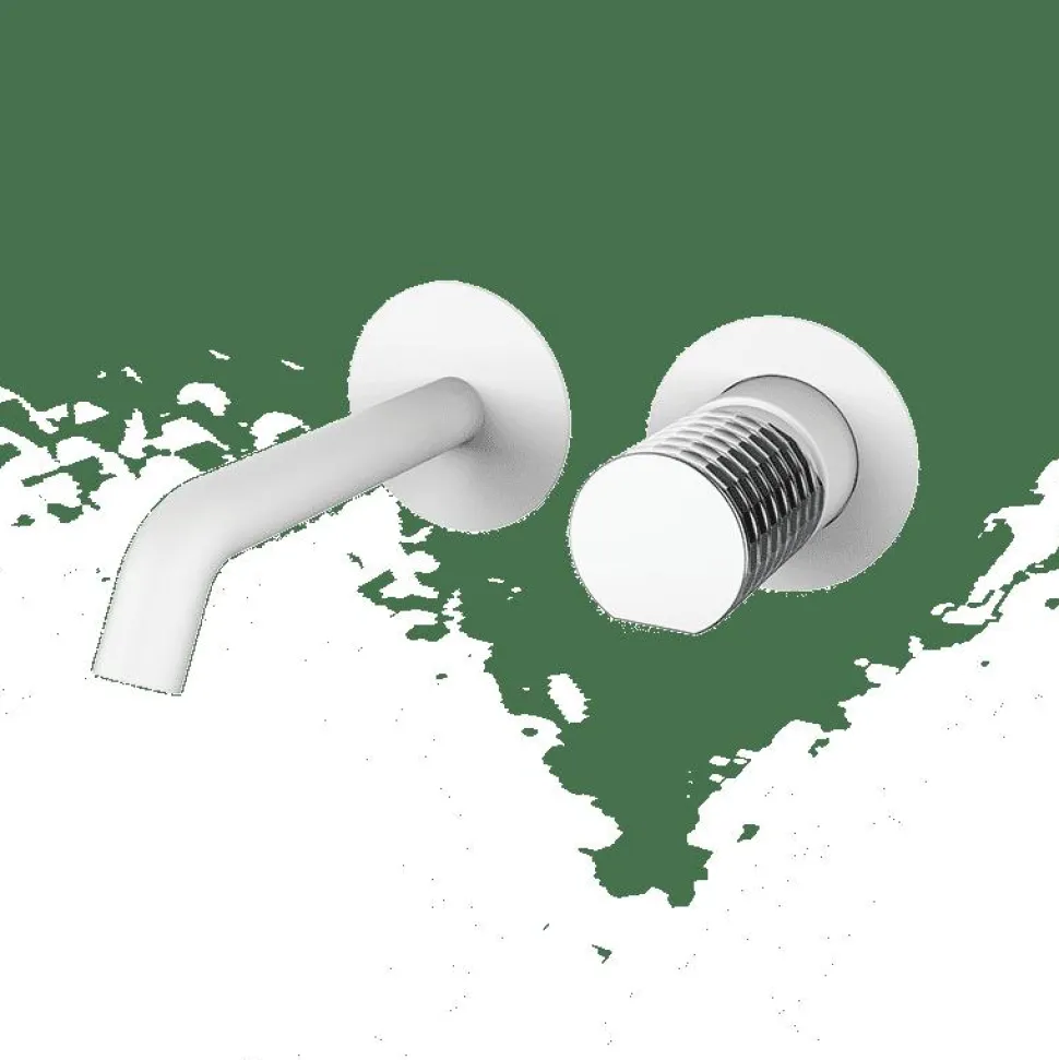 Lavabo Monomando De Empotrar Blanco Estilo Premium Colección AURA 75535751 – GRB Mixers