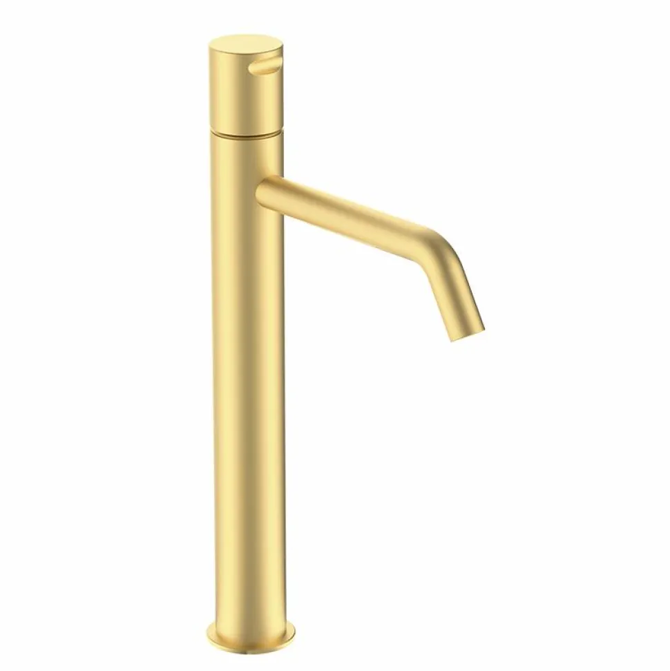 Lavabo Monomando XXL Oro Cepillado Estilo Cool Colección COOL 90552907 – GRB Mixers
