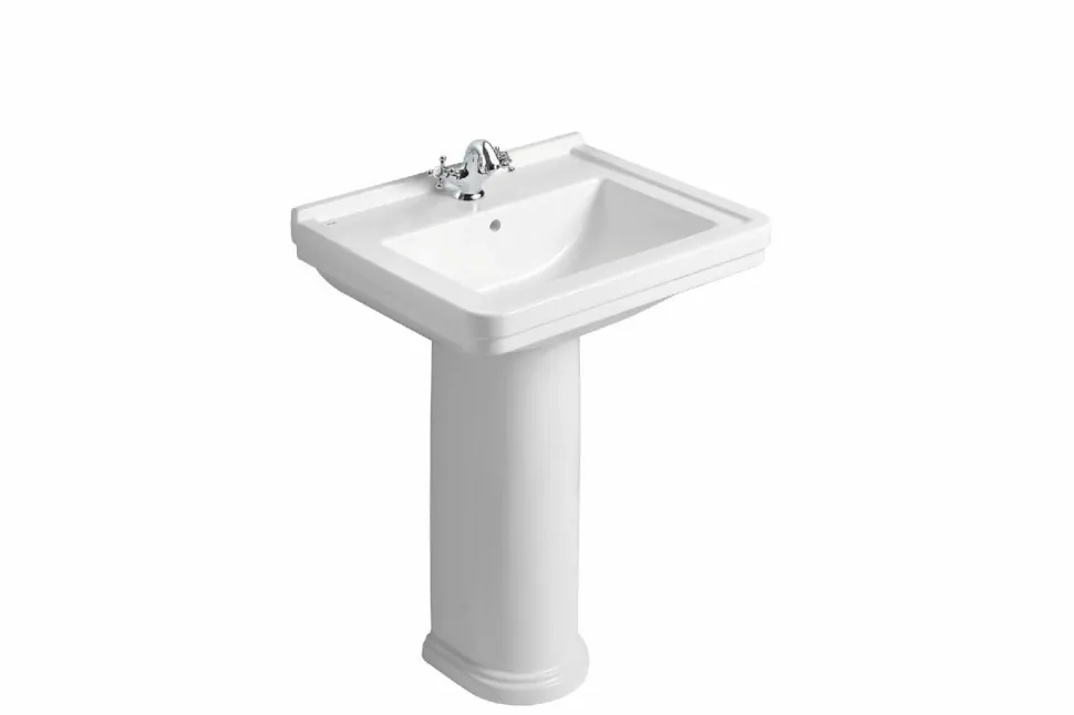 Lavabo Noble De 60 Cm Con Juego De Sujecion Blan – Gala – G1204001