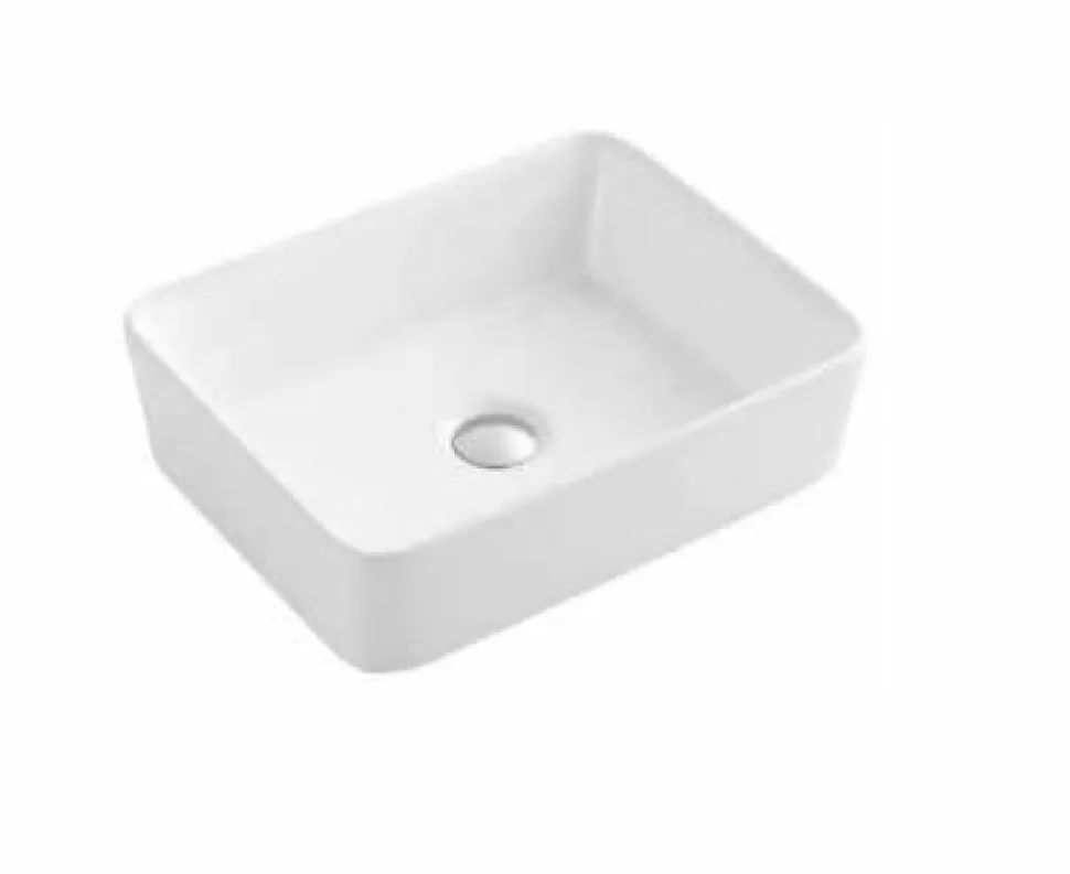 Lavabo Sobre Encimera Ceramico 475x370x140 Mm – 385374 – Qtro – Aquore