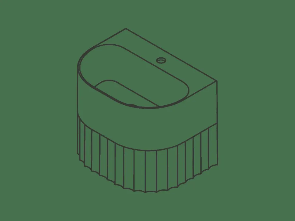 Lavabo Sobreencimera De Akron – Delia – Acquabella
