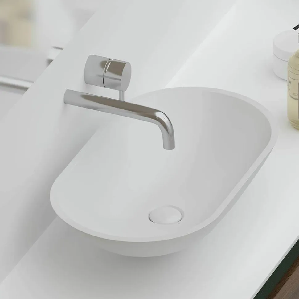 Lavabo Sobre Encimera De SolidSurface – Jade – Baños10