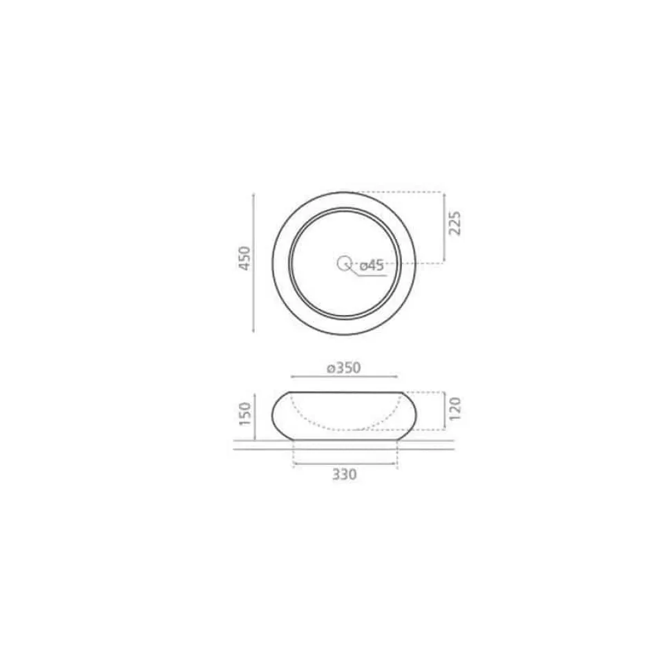 Lavabo Sobre Encimera – 4016 – Fiji – Bathco