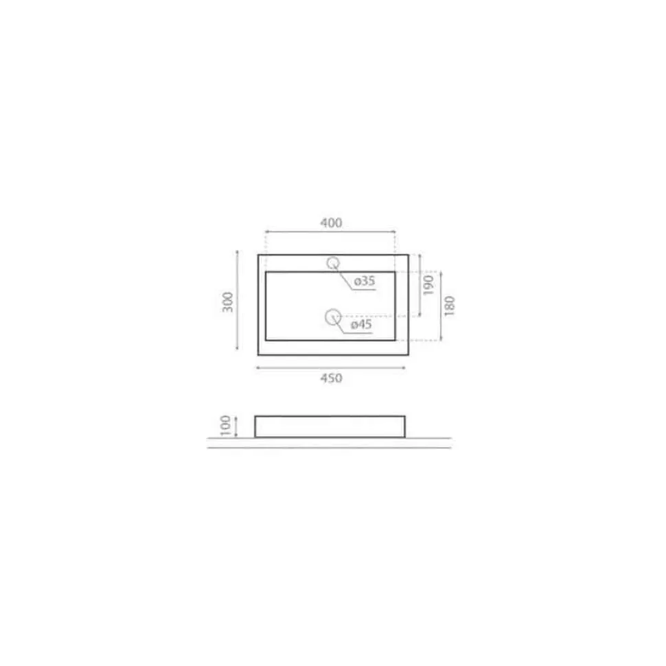 Lavabo Sobre Encimera / Suspendido – 4055 – Paris – Bathco – Paris