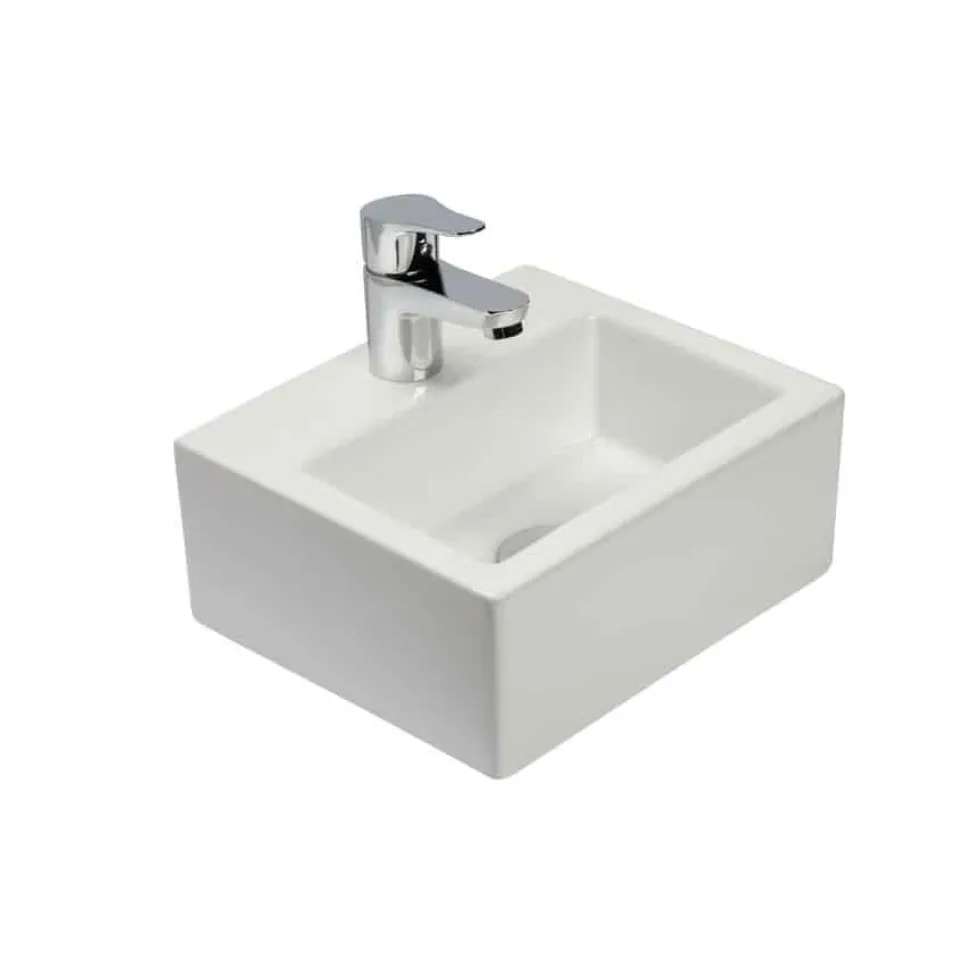 Lavabo Suspendido Baho PAM 32×28 Cm – RAILV024B – Gamma