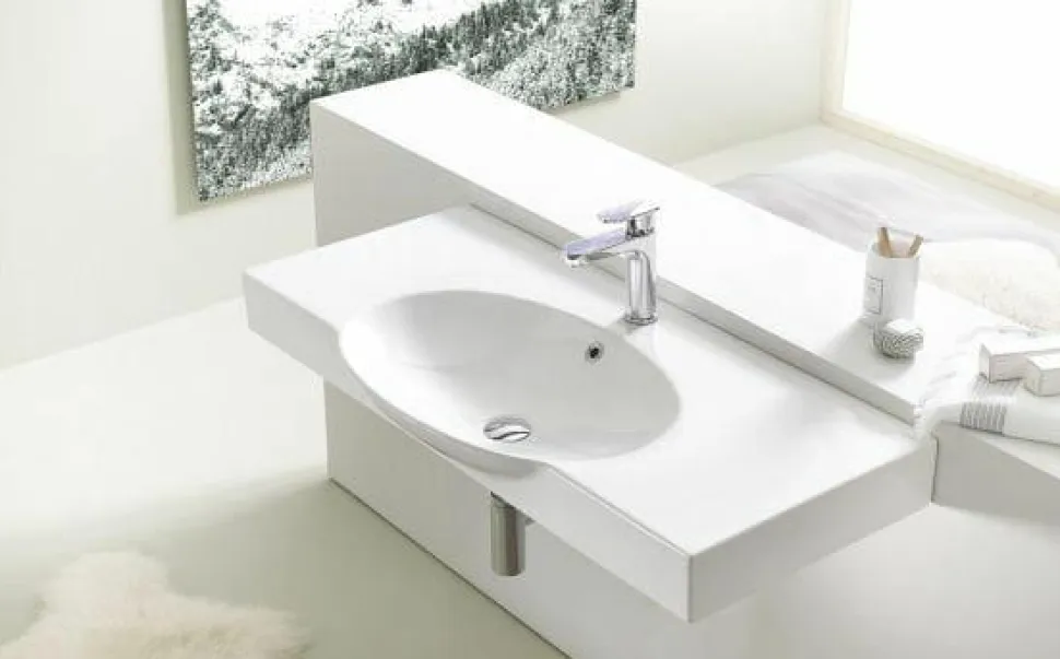 Lavabo Suspendido 80/100 Cm – Copenhague – Bathco