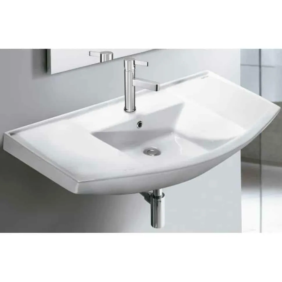Lavabo Suspendido 80/100 Cm – Oslo – Bathco