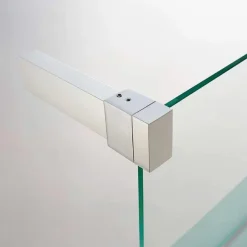 Mampara Angular 2 Fijos + 2 Correderas Decorado Frost Plus – Basic – GME