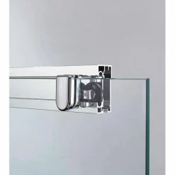Mampara Angular 1 Puerta Corredera Con Decorado Frost Plus – Basic – GME
