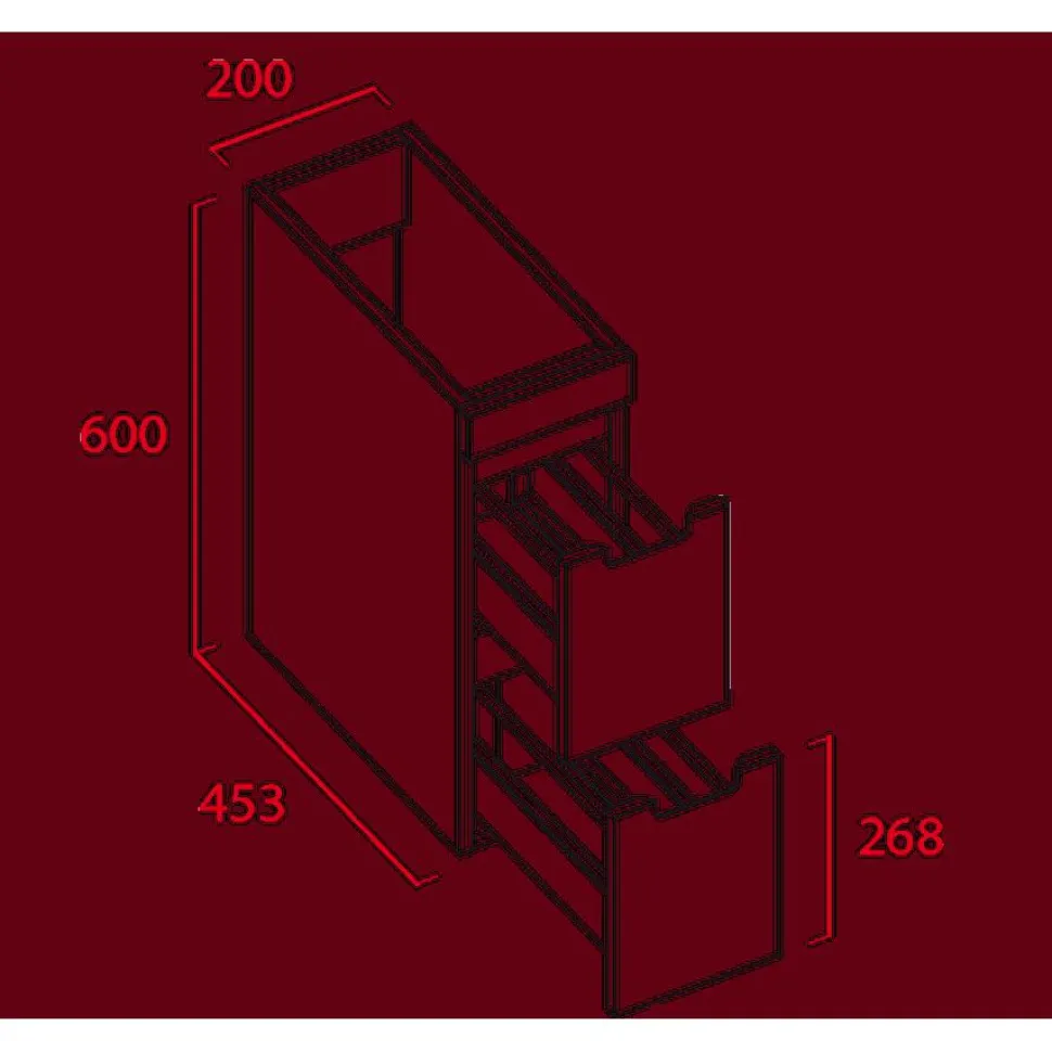 Modulo De 2 Cajones – Torvisco Group – Loa