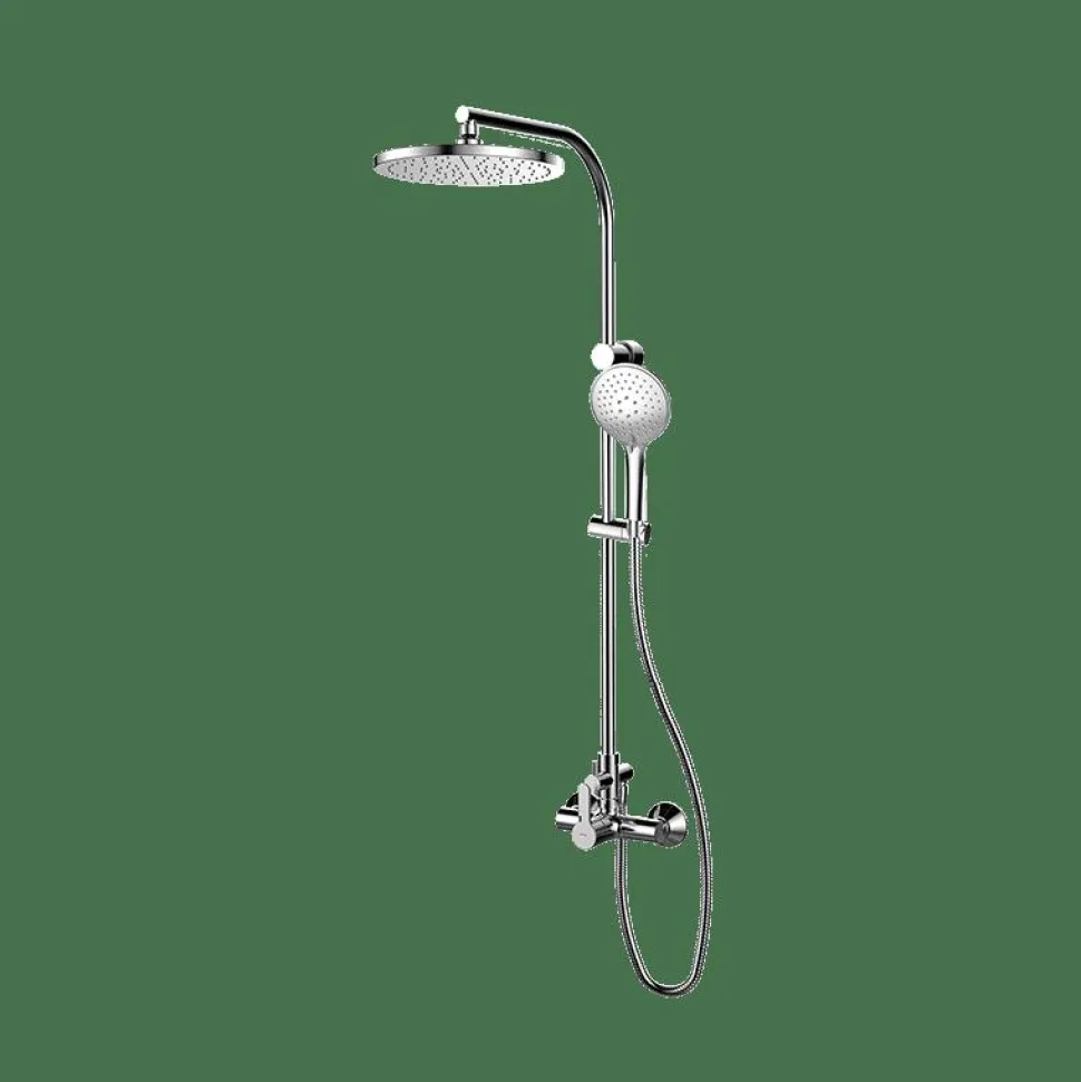 Monomando De Ducha Con Columna Estilo Eco Colección ECO PRIME Con Columna Fija XL Con Desviador – 15465400XL – GRB Mixers