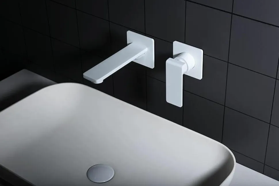 Monomando Lavabo Empotrado Fiyi Blanco Mate – GLF016/BL – Imex