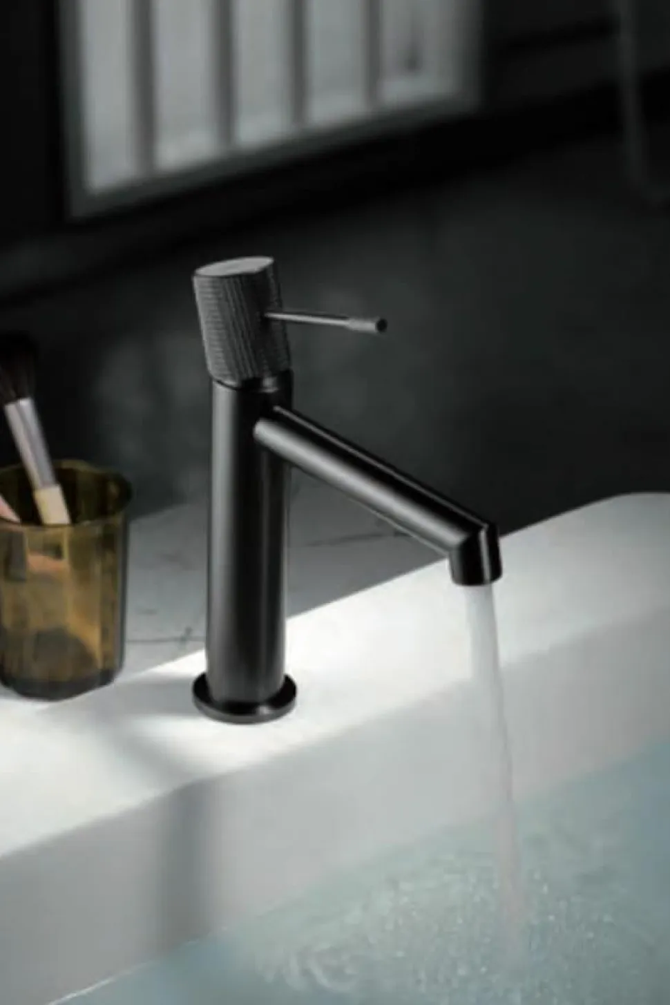 Monomando Lavabo Line Negro Mate – BDD038-1NG – Imex
