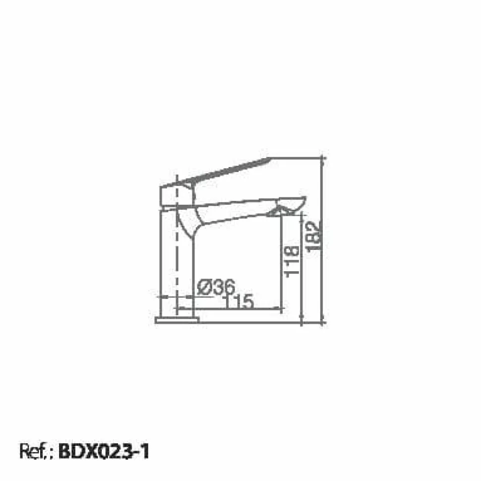 Monomando Lavabo Luxor – BDX023-1 – Imex