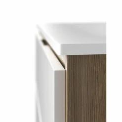 Mueble A Suelo Con 3 Cajones Y 1 Puerta + Encimera SolidCoat Surface Diva – Serie Life – Baños10