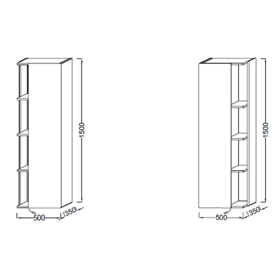 Mueble Auxiliar Columna Lateral – Jacob Delafon – Terrace
