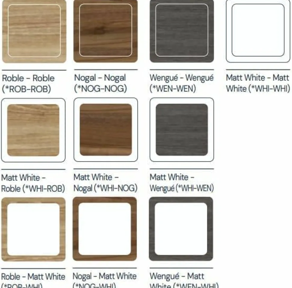 Mueble De Baño Suspendido Dos Cajones Con Modulo Dos Huecos Y Encimera 1 Seno SolidCoat Surface Grosor 5 Cm – Serie Life – Baños10