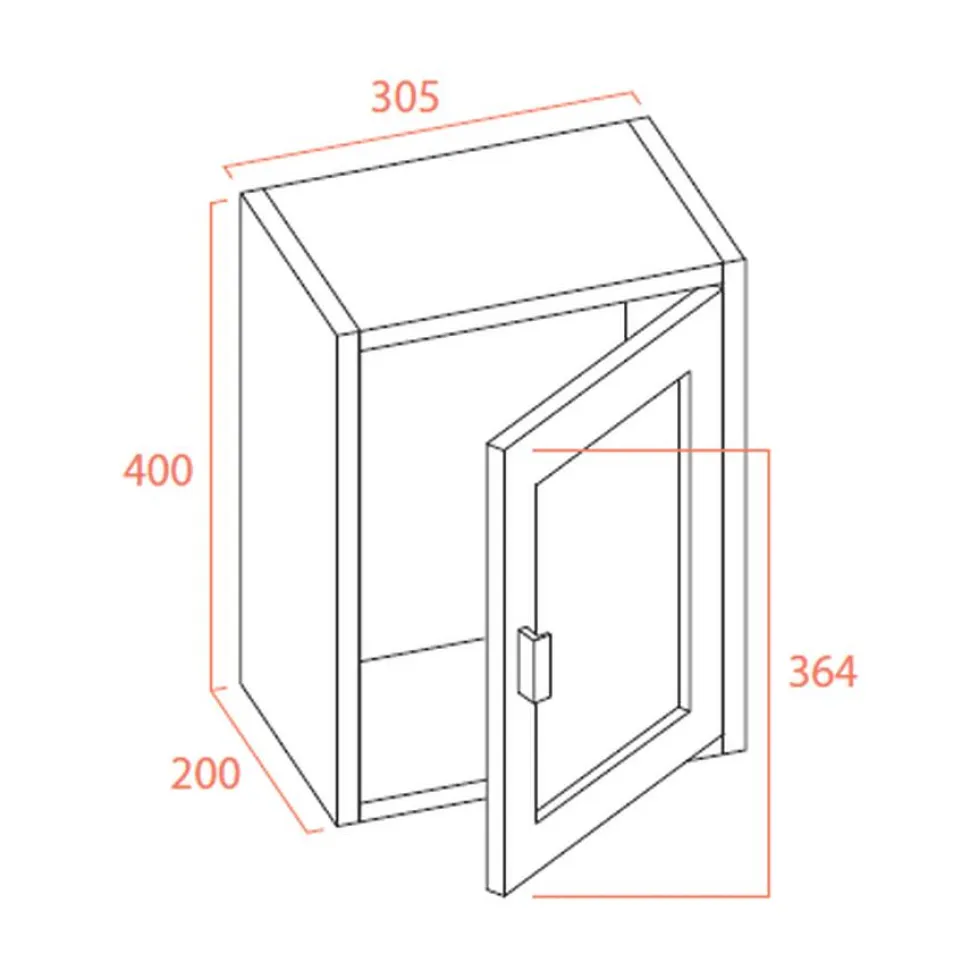 Mueble De Colgar 31cm – Torvisco Group – Loira