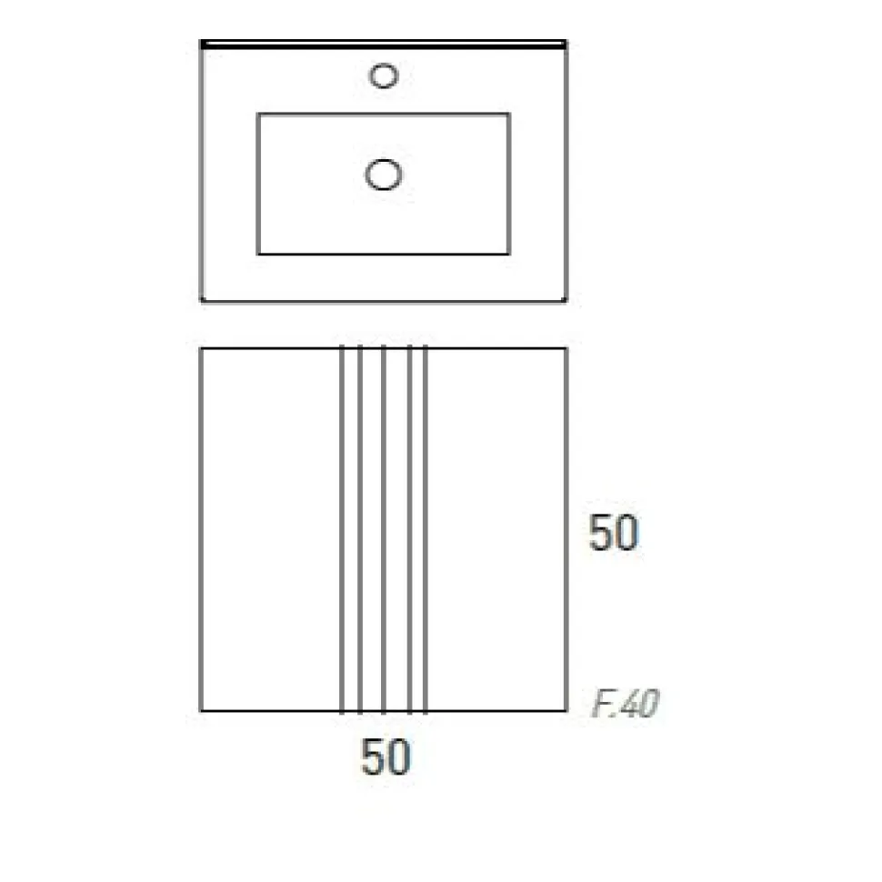 Mueble De 2 Puertas + Lavabo – Lagos – Visobath