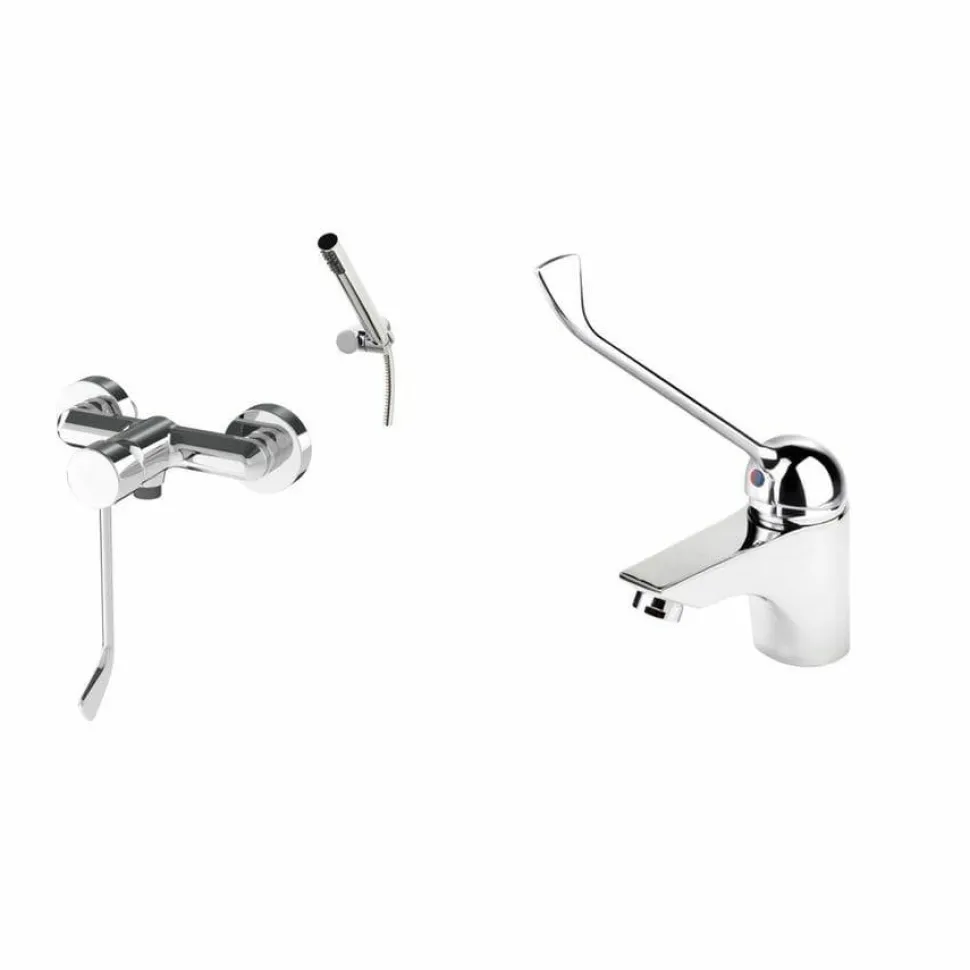 Pack Promoción Grifo Gerontológico Lavabo Y Ducha 71550PG + 71330PG