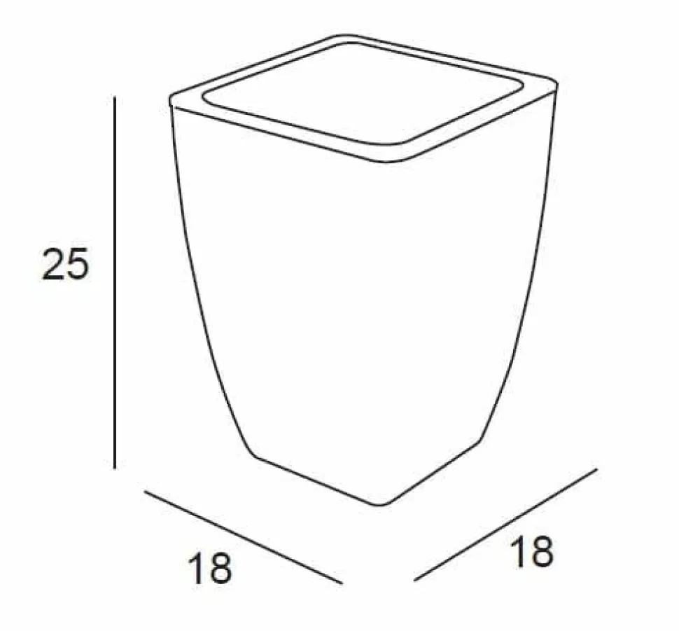 Papelera 5L – Blanco Modelo Combis – 1868074 – Manillons Torrent