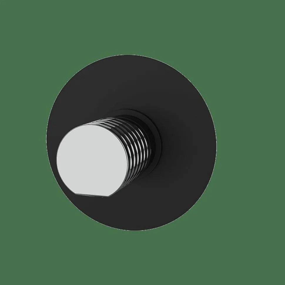 Parte Externa Monomando De Empotrar Negro Estilo Premium Colección AURA 75047120 – GRB Mixers