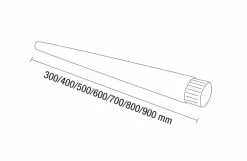 Pasamanos Basic Tubo Recto 700 Mm – PrestoEquip – 94170