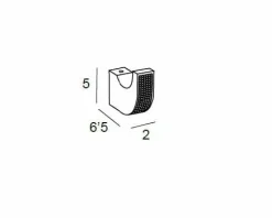 Percha – Cromo Modelo Carmen – 6608002 – Manillons Torrent