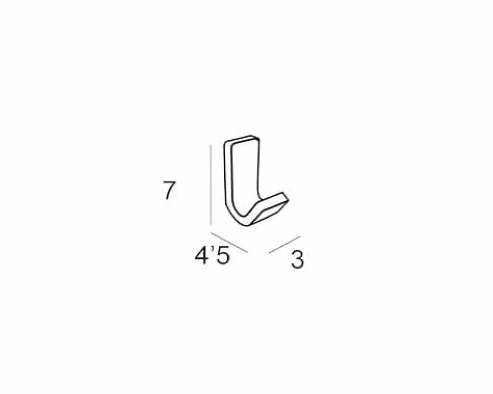 Percha – Cromo Modelo Luxor – 2108002 – Manillons Torrent