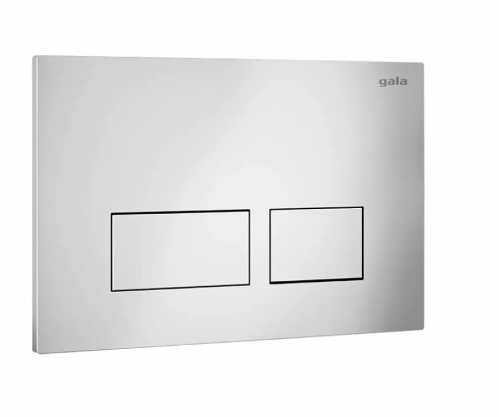 Placa De Accionamiento Pulsador Doble Descarga Cromo Brillo – 5057069 – ST4 – Gala