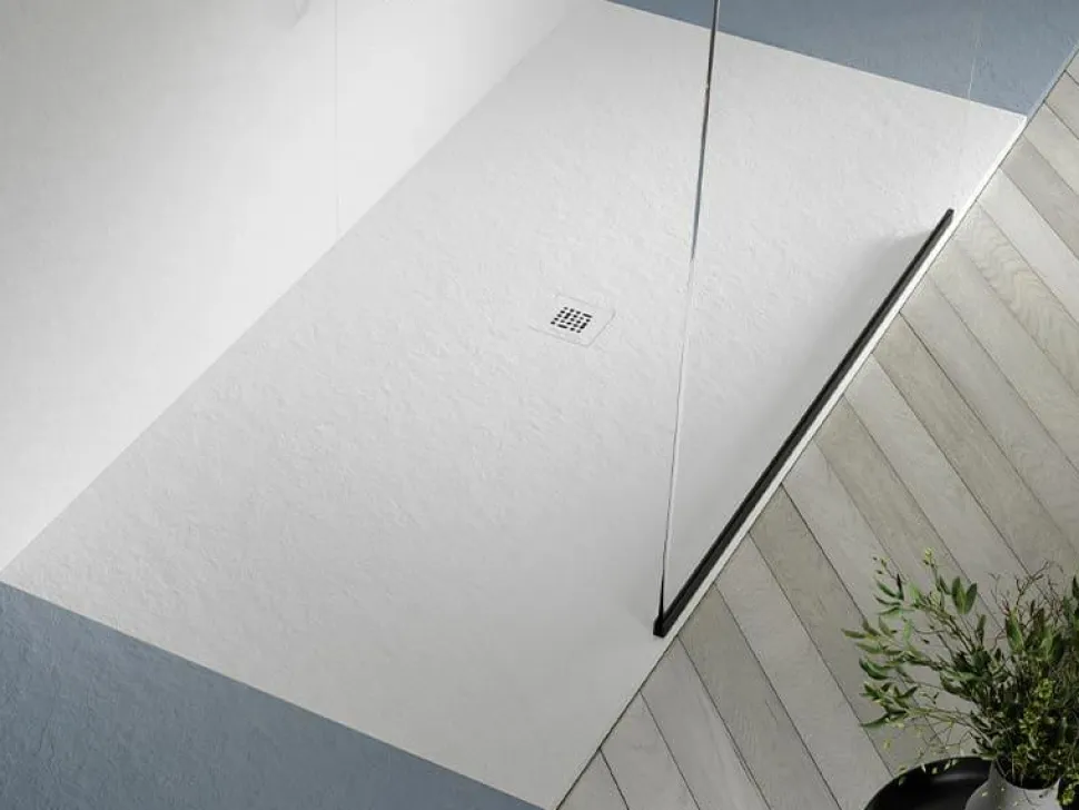 Plato De Ducha De Akron – Base Slate – Acquabella