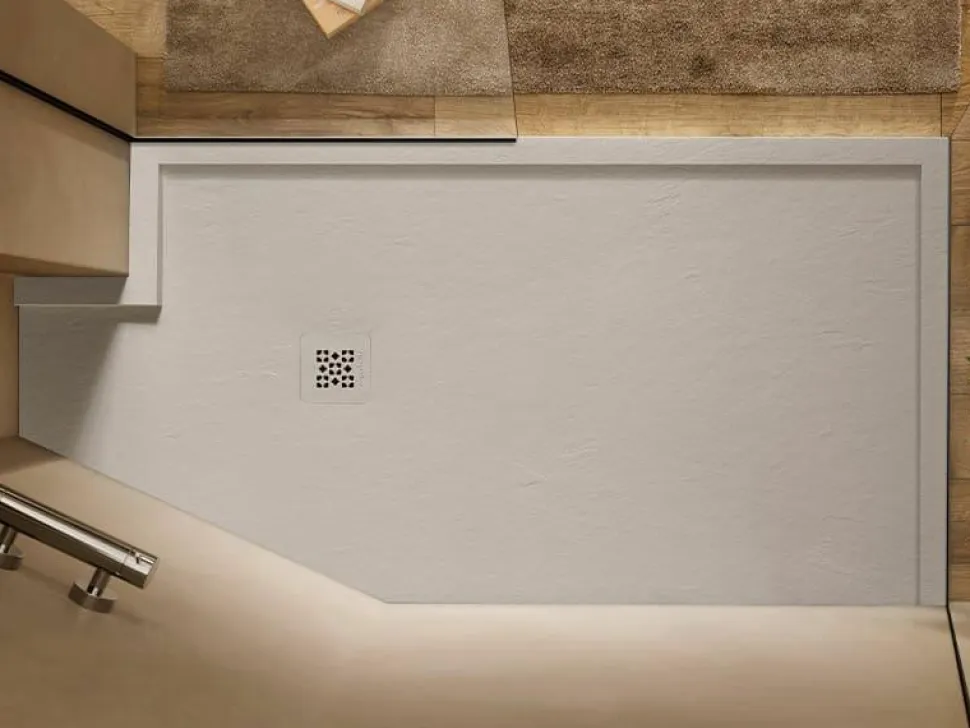 Plato De Ducha De Akron – Base Slate – Acquabella