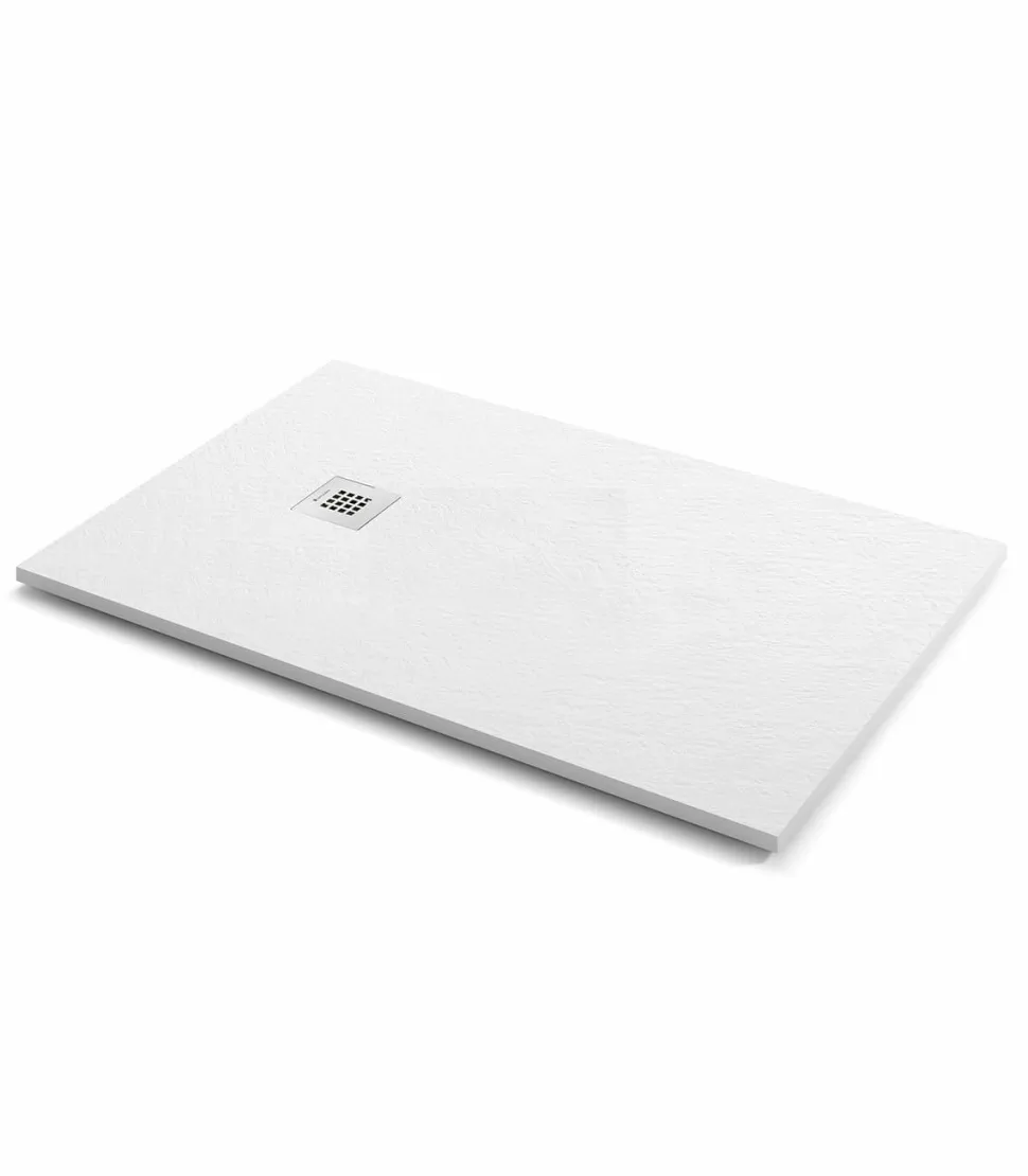 Plato De Ducha De Resina Fontana Blanco Puro – Kassandra