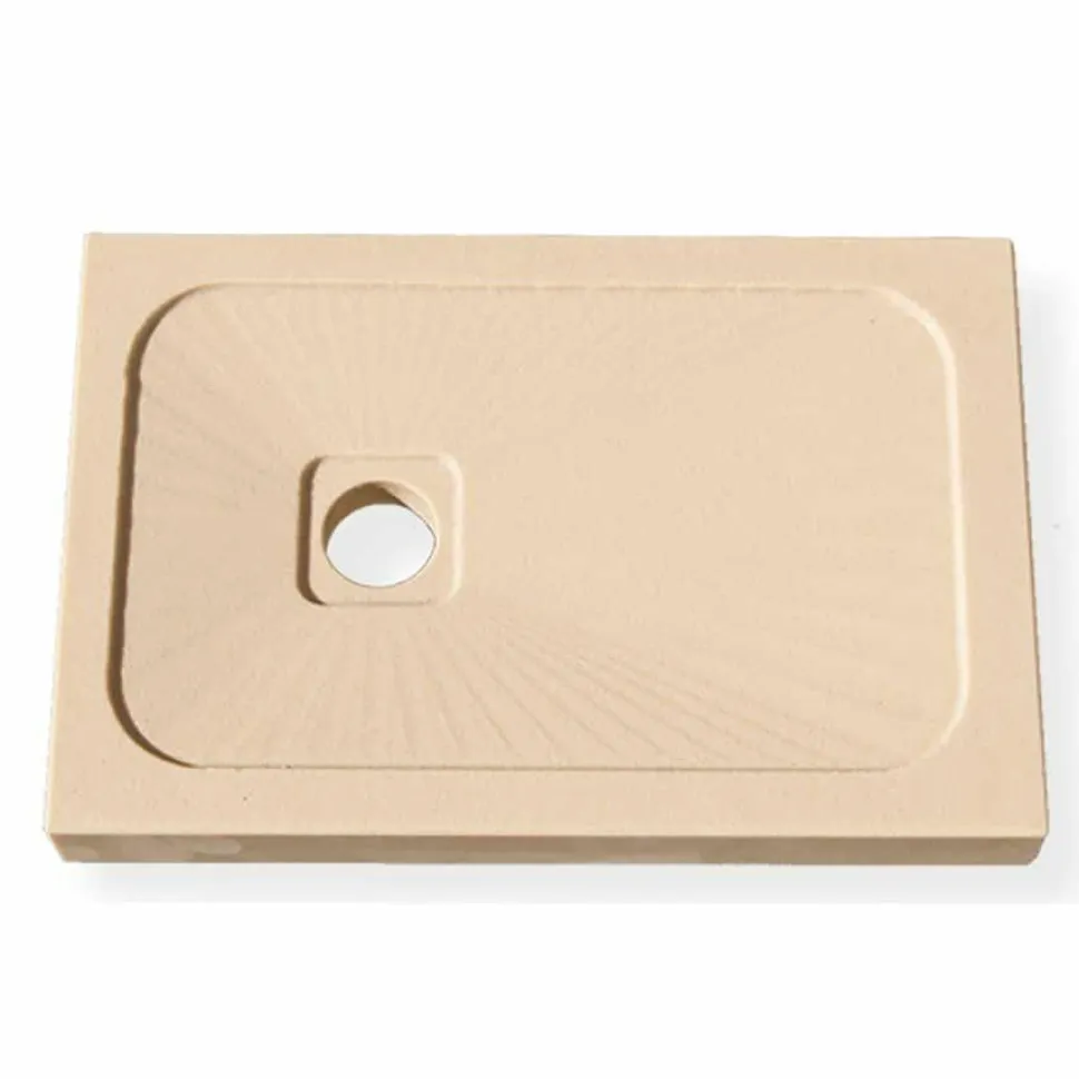 Plato De Mármol Compacto Acabado Natural Con Rejilla – Waterfall – Decorban
