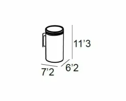 Portacepillos Pared Adh- Oro Modelo Carmen – 6666001 – Manillons Torrent