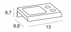 Portacepillos Pared – Cromo Modelo Marina – 2805002 – Manillons Torrent