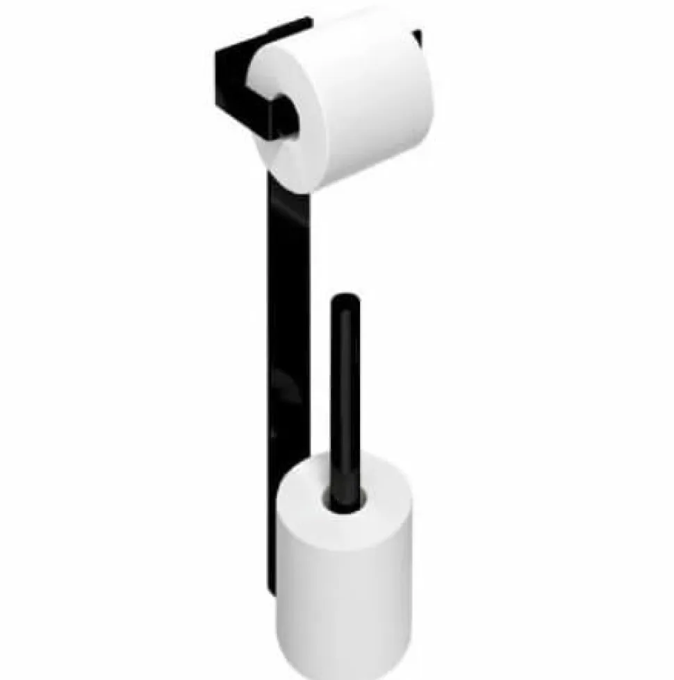 Portarrollos Con Reserva – Negro Mate Modelo Slim – 2324081 – Manillons Torrent