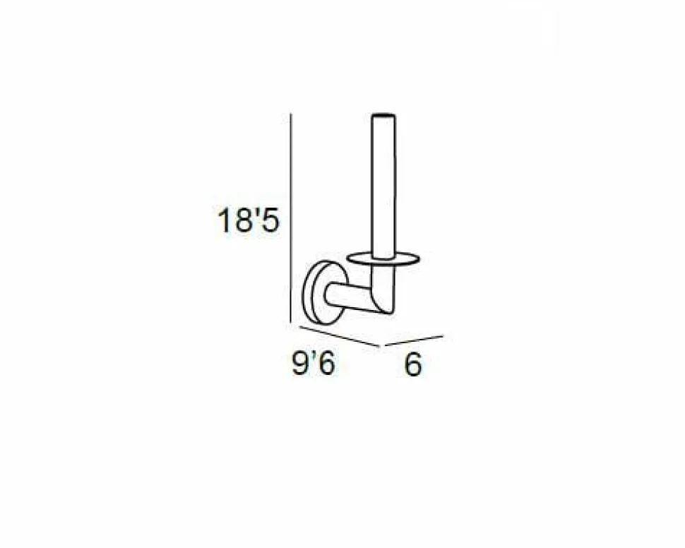 Portarrollos Reserva – Negro Mate. Modelo Eco – 6538081 – Manillons Torrent